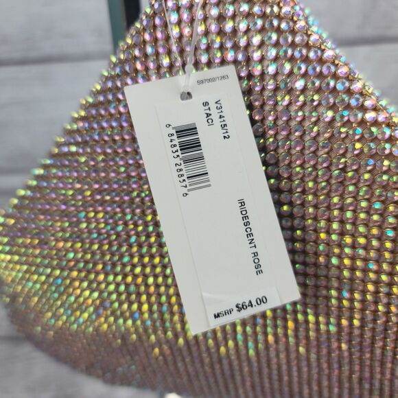 Jessica McClintock Staci Mesh Wristlet Pouch Evening Prom Handbag NWT - Picture 4 of 5